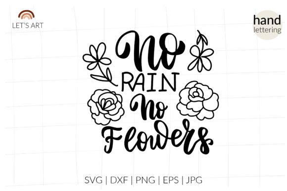 Review: No Rain No Flowers SVG for Embroidery