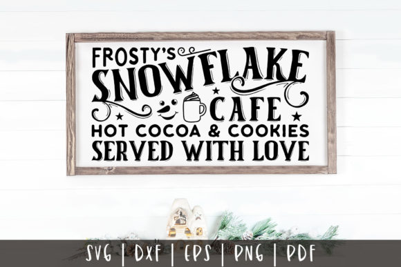 Reviewing Frosty’s Snowflake Cafe SVG for Embroidery